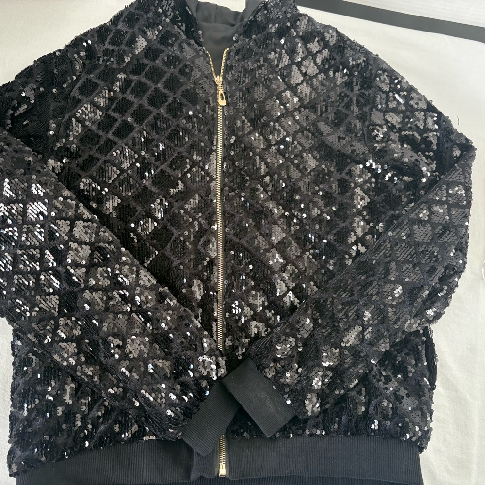 Sequin Black Jacket - image 3